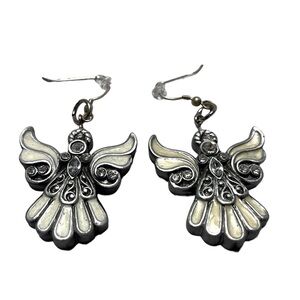 Handmade Angel Wire Earrings. 2.5”